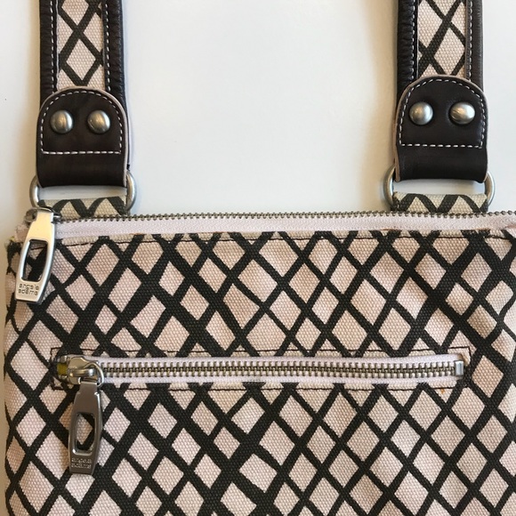 Angela Adams Canvas Crossbody NWOT - Picture 7 of 8